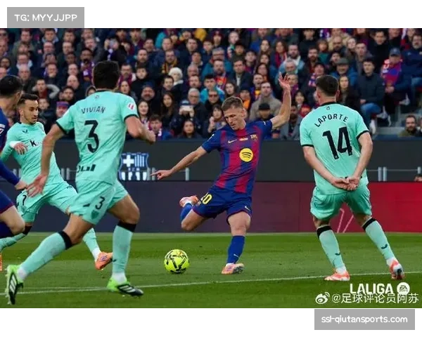 巴萨罗那vs毕尔巴鄂，亚马尔边路突破后小角度射门中柱